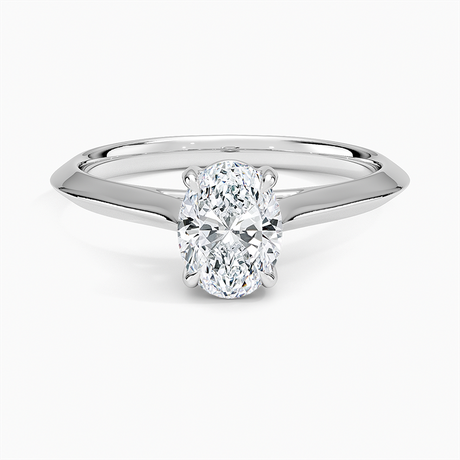 Piper Knife Edge Solitaire Ring