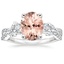 18K White Gold Luxe Willow Three Stone Diamond Ring (1/2 ct. tw.), smalltop view