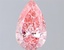 0.78 Ct. Fancy Vivid Pink Pear Lab Grown Diamond