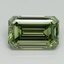 2.20 Ct. Fancy Vivid Green Emerald Lab Grown Diamond