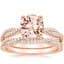 14KR Morganite Petite Luxe Twisted Vine Bridal Set (1/2 ct. tw.), smalltop view