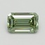 1.03 Ct. Fancy Intense Pacific Green Emerald Lab Grown Diamond