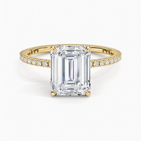 18K Yellow Gold Perfect Fit Three-Quarter Diamond Ring (1/4 ct. tw.)