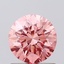 0.90 Ct. Fancy Vivid Pink Round Lab Grown Diamond