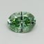0.50 Ct. Fancy Vivid Green Oval Lab Grown Diamond