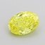 1.06 Ct. Fancy Vivid None Yellow Oval Lab Grown Diamond
