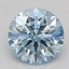 0.52 Ct. Fancy Intense Blue Round Lab Grown Diamond