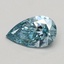 0.52 Ct. Fancy Intense Blue Pear Lab Grown Diamond