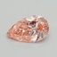 0.48 Ct. Fancy Vivid Pink Pear Lab Grown Diamond