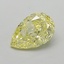 1.56 Ct. Fancy Intense  Yellow Pear Lab Grown Diamond