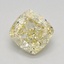 1.04 Ct. Light Yellow Cushion Lab Grown Diamond