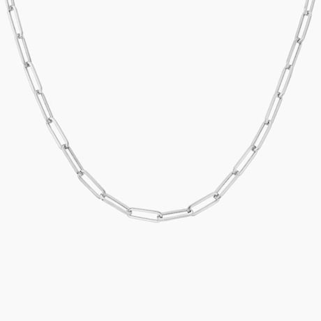 Devon 18 in. Lightweight Paperclip Chain Necklace (Small)