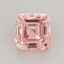 2.14 Ct. Fancy Intense Pink Asscher Lab Grown Diamond