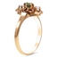 The Alena Ring, smalltop view on a hand