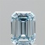 1.13 Ct. Fancy Intense Blue Emerald Lab Grown Diamond