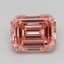 5.44 Ct. Fancy Vivid  Pink Emerald Lab Grown Diamond