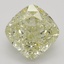 1.63 Ct. Fancy Light Brownish Yellow Cushion Diamond