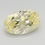 1.70 Ct. Fancy Light  Yellow Oval Lab Grown Diamond