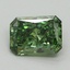 2.00 Ct. Fancy Vivid Green Radiant Lab Grown Diamond