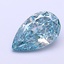 1.05 Ct. Fancy Vivid Blue Pear Lab Grown Diamond