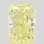0.71 Ct. Fancy Intense Yellow Radiant Lab Grown Diamond