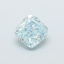 0.59 Ct. Fancy Blue Cushion Lab Grown Diamond