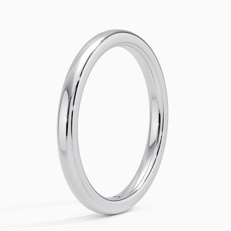 2mm Comfort Fit Wedding Ring in Platinum