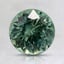 7.3x7.2mm Unheated Teal Round Montana Sapphire