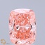 2.01 Ct. Fancy Vivid Pink Cushion Lab Grown Diamond