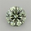 1.76 Ct. Fancy Vivid Green Round Lab Grown Diamond