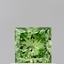 0.56 Ct. Fancy Vivid  Green Princess Lab Grown Diamond