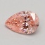 0.50 Ct. Fancy Vivid Pink Pear Lab Grown Diamond