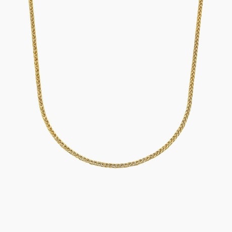 Dakota Lightweight Wheat Chain Necklace (1.25mm)