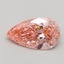 0.50 Ct. Fancy Vivid Pink Pear Lab Grown Diamond