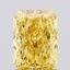 1.17 Ct. Fancy Vivid Yellow Radiant Lab Grown Diamond