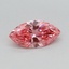 0.40 Ct. Fancy Vivid Pink Marquise Lab Grown Diamond
