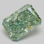 2.58 Ct. Fancy Vivid  Green Radiant Lab Grown Diamond