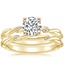 18K Yellow Gold Cleo Diamond Bridal Set