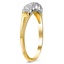 The Basswood Ring, smalltop view on a hand
