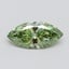1.00 Ct. Fancy Vivid Green Marquise Lab Grown Diamond