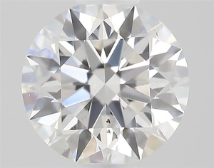 Round diamond — real photo