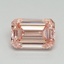 1.52 Ct. Fancy Vivid Pink Emerald Lab Grown Diamond