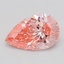 1.78 Ct. Fancy Vivid  Pink Pear Lab Grown Diamond