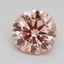 1.71 Ct. Fancy Intense Pink Round Lab Grown Diamond