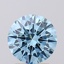 2.02 Ct. Fancy Vivid Blue Round Lab Grown Diamond