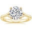 18K Yellow Gold Soiree Ring, smalltop view