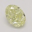 0.50 Ct. Fancy Yellow Oval Diamond