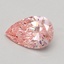 0.48 Ct. Fancy Vivid Pink Pear Lab Grown Diamond