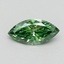 1.11 Ct. Fancy Vivid Green Marquise Lab Grown Diamond
