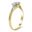 The Jody Ring, smalltop view on a hand